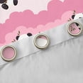 thumbnail image 3 of Feelyou Pink Cute Panda Black Out Curtains for Kid, Kawaii Cartoon Animal Curtains Pack of 2 (42x63 Each), Princess Style Bedroom Curtains, Window Curtains Home Decor, 3 of 6