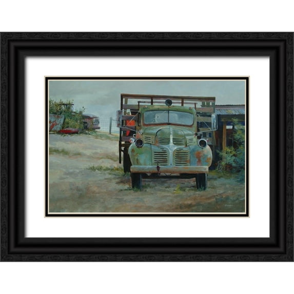 Bansemer, Roger 14x11 Black Ornate Wood Framed with Double Matting Museum Art Print Titled - Delivery