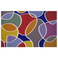 thumbnail image 1 of Tapis rectangle amusant pour enfant planant multicolore nylon, 1 of 2