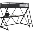 thumbnail image 1 of X-Loft Bunk Bed, Black, 1 of 7