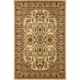 thumbnail image 2 of Rugs America Vista 2251-CRM Lilihan Cream Oriental Traditional Beige Area Rug, 5'3"Round, 2 of 3