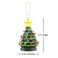 thumbnail image 2 of Mr. Christmas 5" Nostalgic Ceramic Lit Tree Ornament, Green, 2 of 4