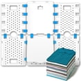thumbnail image 1 of BoxLegend V4 Shirt Folding Board t Shirts Clothes Folder Durable Plastic Laundry folders Folding Boards for Adults and children, White, 1 of 9