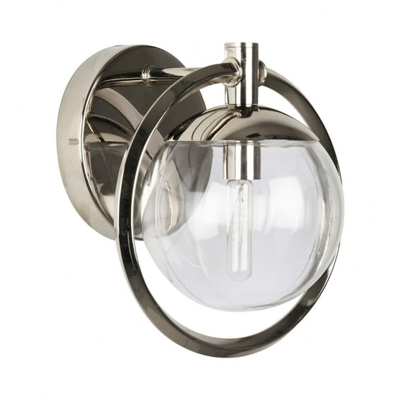 45501-PLN Craftmade Lighting Piltz 1 Light Transitional/Modern & Contemporary Bath Vanity - 10.13 inches wide by 9.13 inches high-Polished Nickel