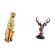 thumbnail image 5 of Figura de con ciervo dorado, escultura decorativa de resina para centro de mesa, decoración de oficina, hogar y mesita de noche., 5 of 8