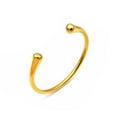 thumbnail image 2 of 18K Gold Plated Simple Drop Shape Titanium Steel Bracelet, 2 of 2
