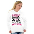 thumbnail image 4 of American Southern By the Grace of God Women Crewneck Sweatshirt Brisco Brands S, 4 of 6