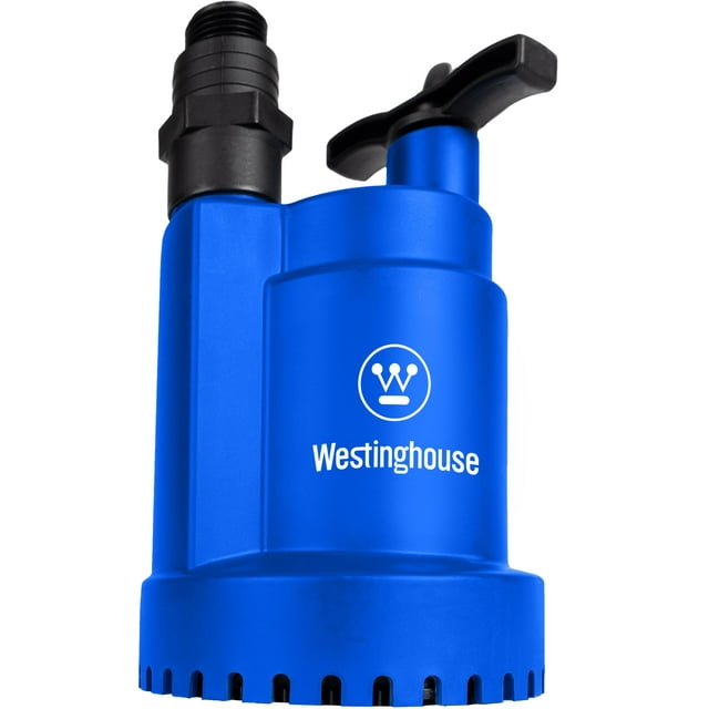 Bomba de sumidero Westinghouse, sumergible de 1/4 HP, 1500 GPH, elevador de 28 pies