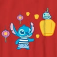 thumbnail image 2 of Boy's Lilo & Stitch Lantern Festival Scrump and Stitch  Graphic Tee Red Large, 2 of 4