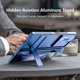 thumbnail image 4 of Funda Nillkin Galaxy Z Fold 6 con Soporte para S Pen y Patas Traseras Azul, 4 of 7