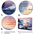 thumbnail image 3 of Designart "Antarctic Melody Antartica Harmonious II" Winter Landscape Floater Framed Canvas Art Print, 3 of 7