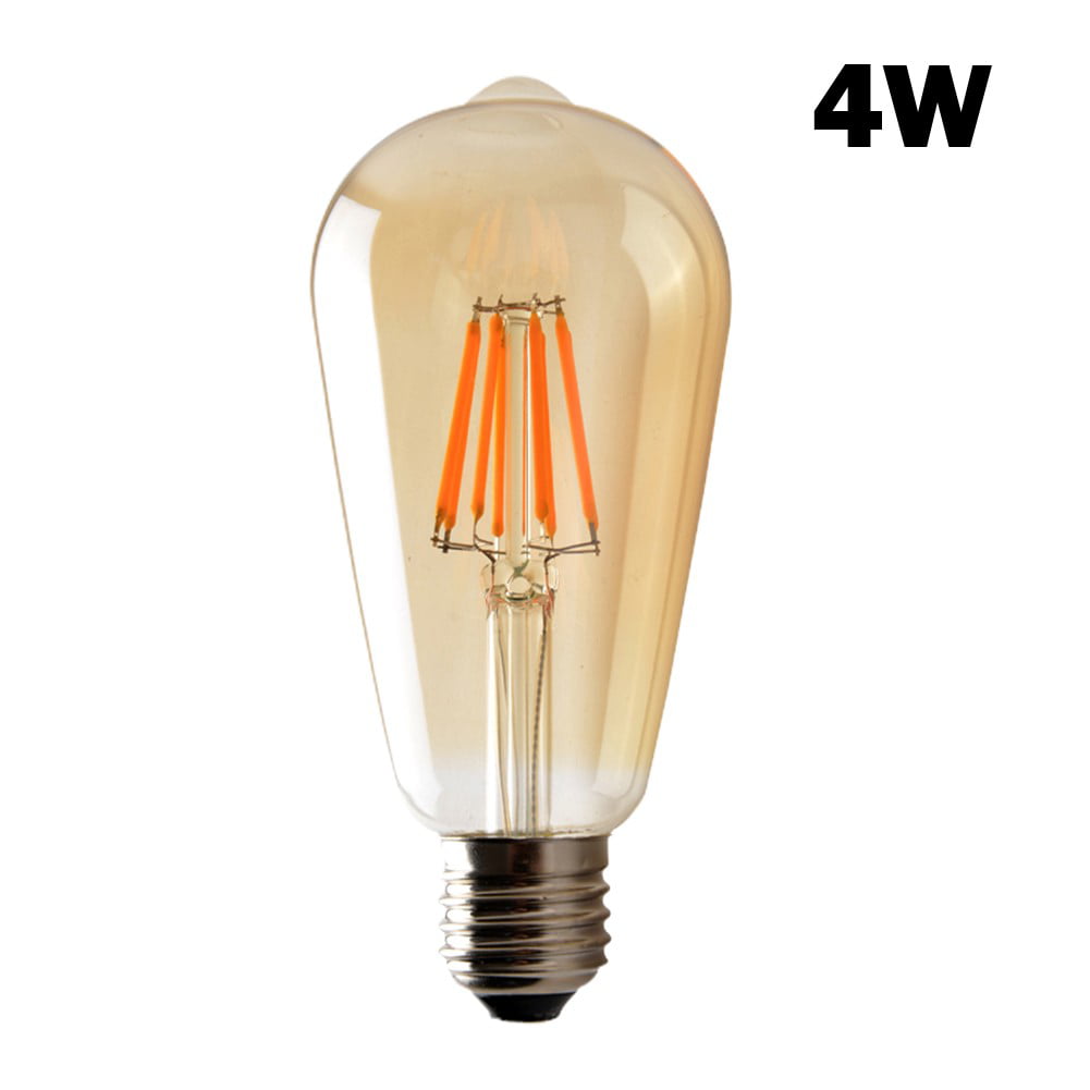 ST64 E27 Vintage Retro Edison Bulbs 4W Filament Light Bulb Warm
