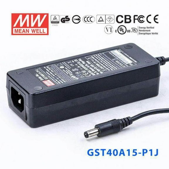 Mean Well GST40A15-P1JPower Supply 40W 15V