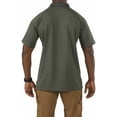 thumbnail image 2 of 5.11 Work Gear Men's Performance Short Sleeve Polo Shirt, Moisture-Wicking Polyester, TDU Green, X-Large, Style 71049, 2 of 4