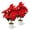 Red, variant on 2 Pack Red Christmas Poinsettia Flowers in Pots, 18.9" Artificial Poinsettia Plants with Realistic Layered Petals, Speckled Pot and Moss Base for Holiday Indoor Decor, Table Centerpiece, Porch