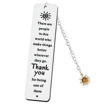 CCOCC Stainless Steel Bookmark With Inspirational Messages for Book Lovers for Family and for Craft Use