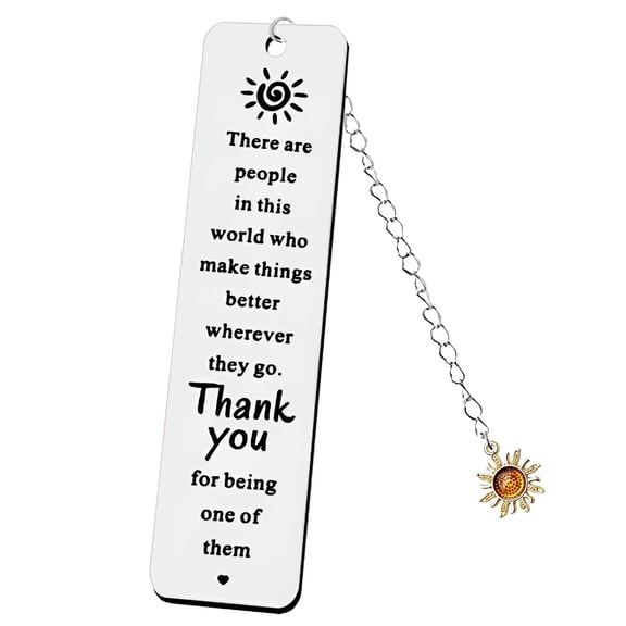 CCOCC Stainless Steel Bookmark With Inspirational Messages for Book Lovers for Family and for Craft Use