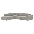 thumbnail image 2 of Restore 4-Piece Performance Fabric Upholstered Modular L-Shaped Sofa, 2 of 10