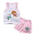 thumbnail image 4 of PAW Patrol-Camiseta de algodón para niños, 100%, conjuntos de pantalones cortos, Tops de dibujos animados y pantalones cortos, traje deportivo para niños y niñas, conjunto de ropa para niños, 4 of 5