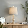 thumbnail image 5 of Oneach Resin Table Lamps Set of 2 20.5" Traditional Farmhouse Nightstand Bedside Lamps for Bedroom Living Room, 5 of 11