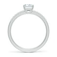 thumbnail image 2 of ANGARA IGI Certified Lab Grown 1.17 Ct Diamond Engagement Ring for Women in 14K White Gold (Size-7x5mm| Color-F-G| Clarity-VS) | April Birthstone, Anniversary, Jewelry Gift for Women | Diamond Ring, 2 of 8