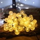 thumbnail image 2 of Cadena de luces solares de 30 LED con forma de bola de burbujas, luces decorativas para jardín, vacaciones y Navidad, para exteriores, impermeables, 2 of 4