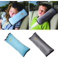 thumbnail image 1 of Ajustador de cinturón de seguridad infantil, cojín universal suave, hombrera y soporte cervical para niños y niñas (2 unidades, 10 x 30 cm), 1 of 5