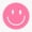 1pcs, variant on Cute Smiley Face Magenta Art Vinyl Decal Sticker