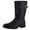 Black, variant on Litfun Mid Calf Rain Boots for Women Waterproof Garden Shoes, Black, Size 8