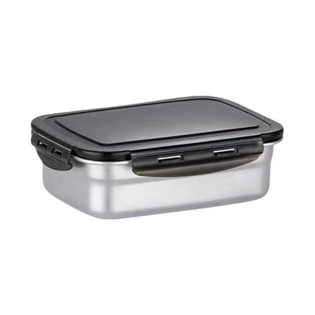 veasfak Récipient en Acier Inoxydable 304 Boîte à Lunch Étanche pour Enfants 850ml