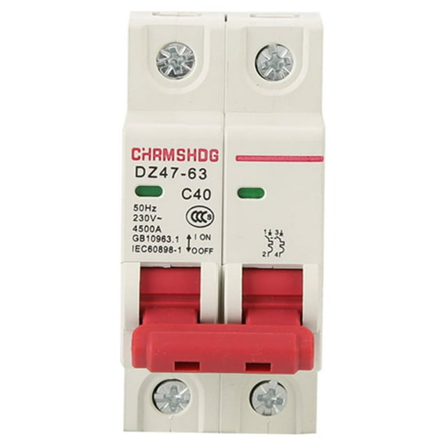 230V Home Hotel Circuit Breaker Replacement Bedroom Living Room Bedroom Single Handle Power Main Switch Controller Component Accessories 10A