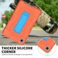 thumbnail image 5 of Dteck Case for Samsung Galaxy Tab A7 Lite 8.7 Inch 2021 (SM-T220/T225),3-Layer Protection Kickstand Heavy Duty Shockproof Rugged High Impact Protective Cover for Galaxy Tab A7 Lite 8.7" 2021,Orange, 5 of 7
