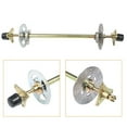 thumbnail image 4 of 29 " Good Compatibility Closed Go Kart Rear Live Axle Kit Chain Sprocket Brake Wheel Hub Assembly, 4 of 13
