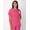 Fuchsia Pink, variant on Comfort Fit Scrubs Women's Rib Back Scrub Top Soft Plum M