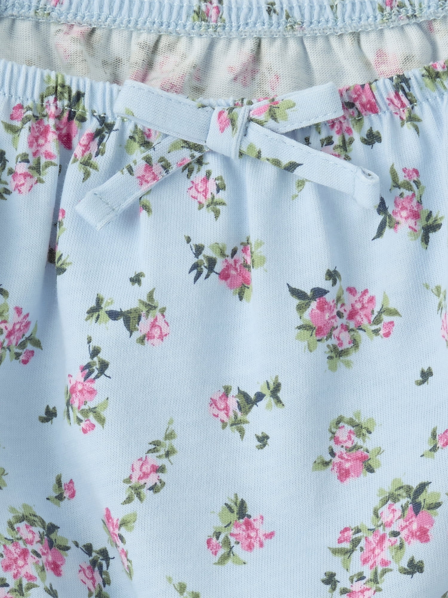 The Children's Place Girls Short Puff Sleeve Floral Smocked Top, Sizes XS-XXL