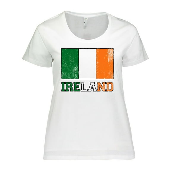 Inktastic Ireland Flag Women's Plus Size T-Shirt