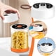 thumbnail image 1 of Kit de sellador al vacío eléctrico portátil para jarras de boca ancha y regular, botellas de vino: 2 tamaños, 4 tapas, 2 tapones, materiales recargables y seguros para alimentos, ideal para el, 1 of 7