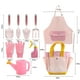 thumbnail image 3 of Juego de herramientas de jardinería para niños, 9 piezas, plástico resistente, para niños de 3 a 8 años, juguetes para exteriores, equipo de jardinería infantil. Blahzhy, 3 of 9