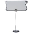 thumbnail image 2 of HUBERT® Tabletop Sign Holder with Weighted Base Black Vinyl-Coated - 4 1/4"H, 2 of 3