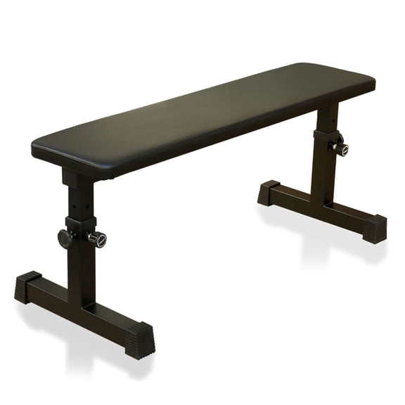 Flat Weight Bench for Strength Training - Adjustable 5 Level Workout Bench - 440lbs Capacity - Dumbbell Bench for Home Gym & Full Body Exercise
