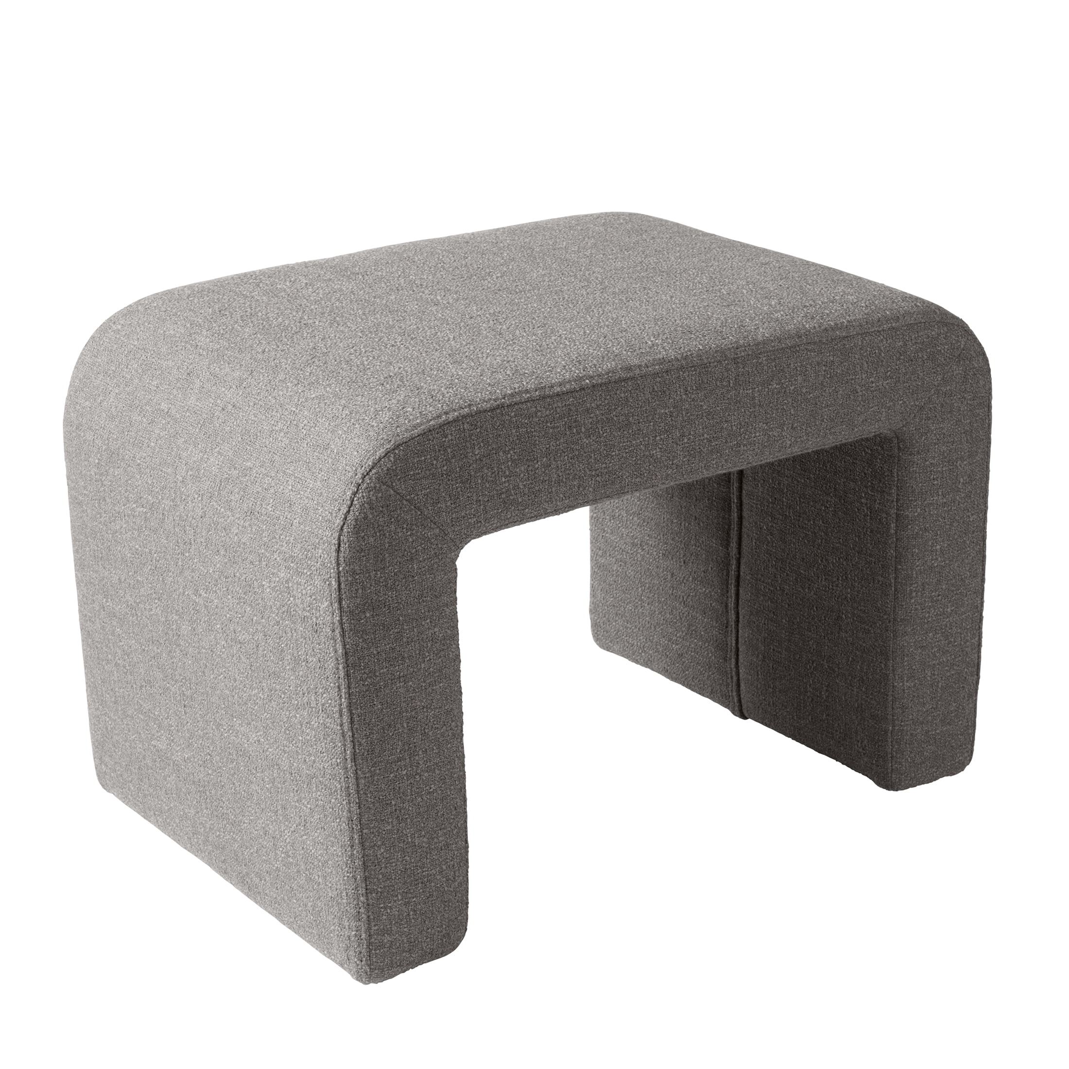 Better Homes & Gardens Juliet Waterfall Boucle Ottoman, Truffle Brown