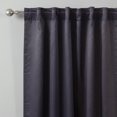 thumbnail image 2 of Quality Home Closeout LINENPRINT Roomdarkening Curtain - 52" W x 96" L - Purple, 2 of 3