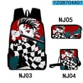 thumbnail image 1 of Mochila Dem@@2on Slayer, juego de 3 piezas: mochila para portátil con estuche para lápices y bolsa para el almuerzo., 1 of 5