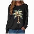 thumbnail image 5 of Towmus Christmas Palm Tree Sweatshirt for Women Funny Hawaiian Graphic Sweatshirts Crewneck Long Sleeve Casual Pullover Tops, 5 of 6