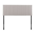 thumbnail image 4 of Modern Sleep Sabine Tufted Upholstered Headboard, Beige and Queen, 4 of 8