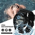thumbnail image 4 of Digital Watch Womens Sport Waterproof White Wrist Watches for Women with Alarm Stopwatch Hourly Chime LED Display 12H/24H Calendar, 4 of 8
