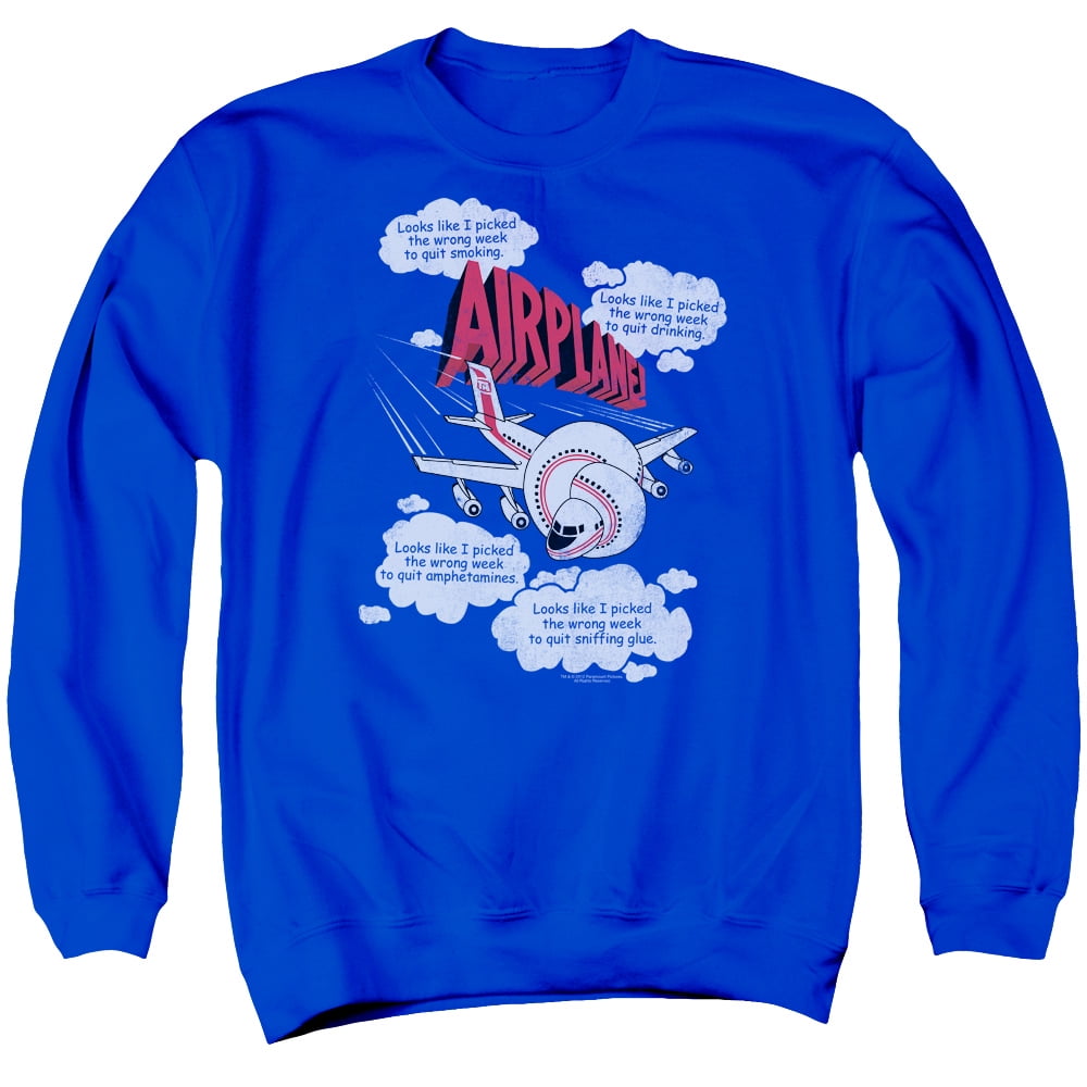 2bhip Airplane Funny Comedy Movie Picked The Wrong Day Adult Crewneck Sweatshirt Walmart Com Walmart Com 2bhip Airplane Funny Comedy Movie Picked The Wrong Day Adult Crewneck Sweatshirt Walmart Com Walmart Com