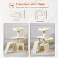 thumbnail image 2 of Árbol para Gatos PETEPELA Pequeño para Gatos de Interior con Rampa para Rascar, 2 of 8