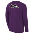 thumbnail image 3 of Men's Baltimore Ravens Purple Statement Long Sleeve T-Shirt, 3 of 3