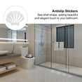 thumbnail image 4 of 12pcs Appliques Shell Shape Prevent Slippery Surface for Bathroom Toilet Kitchen, 4 of 8